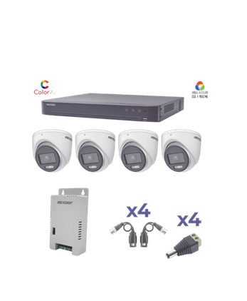 Paquete HIKVISION 4 Cámaras